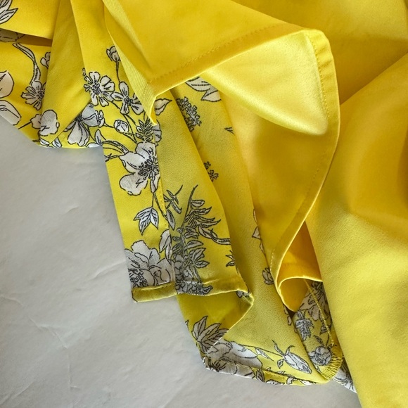 NWT Gianni Bini Aida Floral Print Off-the-Shoulder Button Front Midi Dress Sz XS - Picture 10 of 13